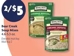 Family Dollar Bear Creek Soup Mixes offer