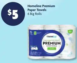 Family Dollar Homeline Premium Paper Towels offer