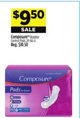 Dollar General Composure TM Bladder Control Pads offer