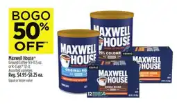 Dollar General Maxwell House Ground Coffee 9.9-11.5 oz. or K-Cups 12 ct offer