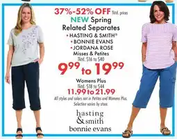 Boscov's NEW Spring Related Separates offer