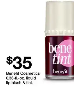 Target Benefit Cosmetics 0.33 - fl. - oz. liquid lip blush & tint offer