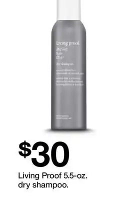 Target Living Proof 5.5 - oz. dry shampoo offer