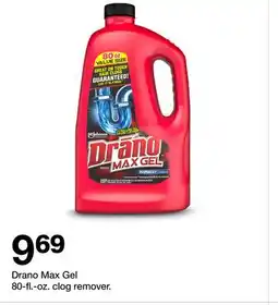 Target Drano Max Gel 80-fl.-oz. clog remover offer