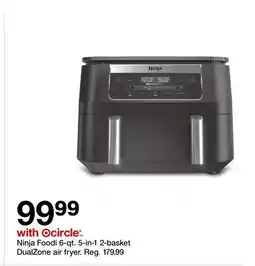 Target Ninja Foodi 6-qt. 5-in-1 2-basket DualZone air fryer offer