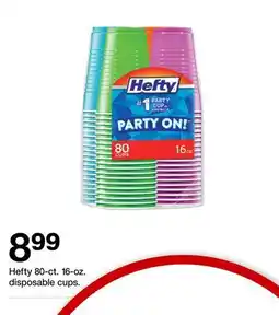 Target Hefty 80-ct. 16-oz. disposable cups offer