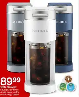 Target Keurig K-Iced Plus single-serve coffee maker offer