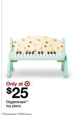 Target Gigglescape toy piano offer