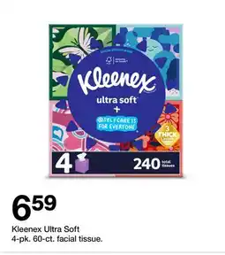 Target Kleenex Ultra Soft 4-pk. 60-ct. facial tissue offer