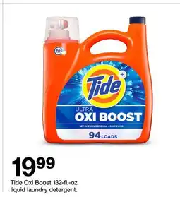 Target Tide Oxi Boost 132-fl.-oz. liquid laundry detergent offer