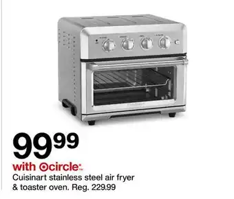 Target Cuisinart stainless steel air fryer & toaster oven offer