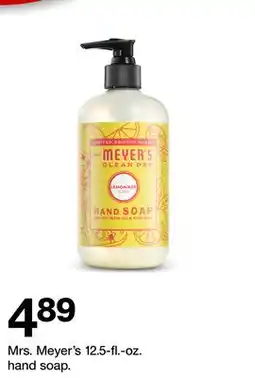 Target Mrs. Meyer's 12.5-fl.-oz. hand soap offer