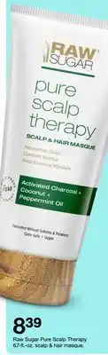 Target Raw Sugar Pure Scalp Therapy 6.7 - fl. - oz. scalp hair masque offer