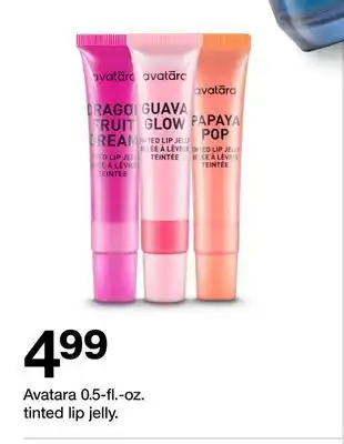 Target Avatara 0.5-fl.-oz. tinted lip jelly offer