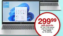 Target HP 15.6 FHD laptop with Intel Core i5 offer