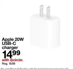 Target Apple 20W USB-C charger offer