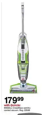 Target BISSELL CrossWave wet/dry corded vacuum offer