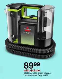 Target BISSELL Little Green Max pet carpet cleaner offer