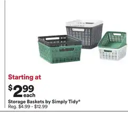 Michaels Storage Baskets by Simply Tidy offer