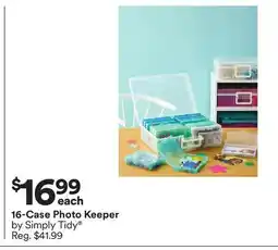 Michaels 16-case Photo Keeper by Simply Tidy offer