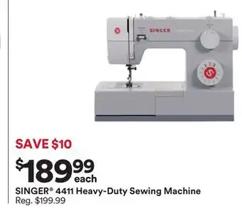 Michaels SINGEr 4411 heavy-Duty Sewing Machine offer