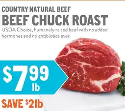 New Seasons Market Country natural beef beef chuck roast offer