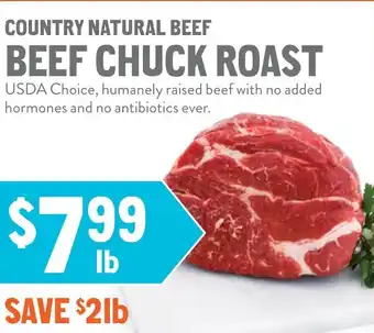 New Seasons Market Country natural beef beef chuck roast offer