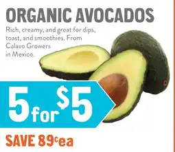 New Seasons Market Organic avocados offer