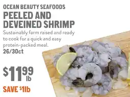 New Seasons Market Ocean beauty seafoods peeled and deveined shrimp offer