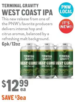 New Seasons Market Terminal gravity west coast ipa offer