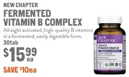 New Seasons Market New chapter fermented vitamin b complex offer