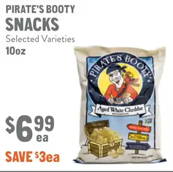 New Seasons Market Pirate's booty snacks offer