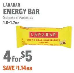 New Seasons Market Lärabar energy bar offer