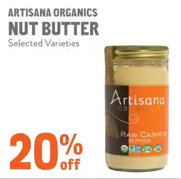 New Seasons Market Artisana organics nut butter offer