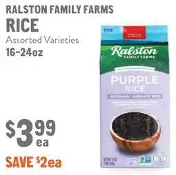 New Seasons Market Ralston family farms rice offer