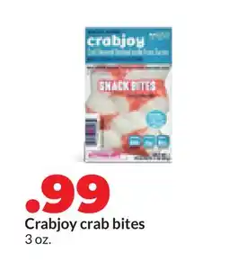 Hy-Vee Crabjoy crab bites offer