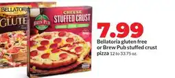 Hy-Vee Bellatoria gluten free or Brew Pub stuffed crust pizza offer