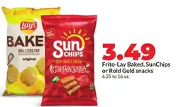 Hy-Vee Frito-Lay Baked, SunChips or Rold Gold snacks offer