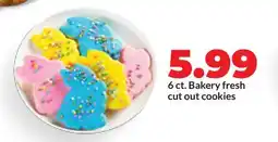 Hy-Vee 6 ct. Bakery fresh cut out cookies offer