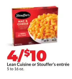 Hy-Vee Lean Cuisine or Stouffer's entrée offer