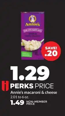 Hy-Vee Annie's macaroni & cheese offer