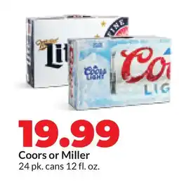 Hy-Vee Coors or Miller offer