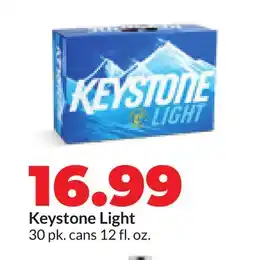 Hy-Vee Keystone Light offer