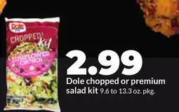 Hy-Vee Dole chopped or premium salad kit offer