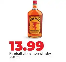 Hy-Vee Fireball cinnamon whisky offer