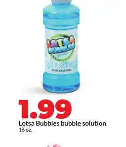 Hy-Vee Lotsa Bubbles bubble solution offer