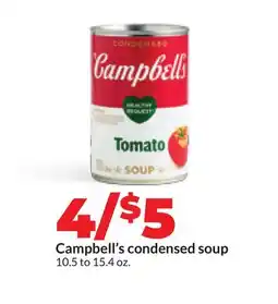 Hy-Vee Campbell's condensed soup offer