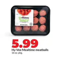 Hy-Vee Hy-Vee Mealtime meatballs offer