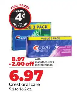 Hy-Vee Crest oral care offer