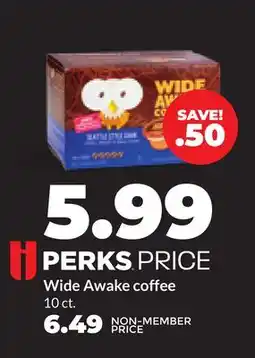 Hy-Vee Wide Awake coffee offer